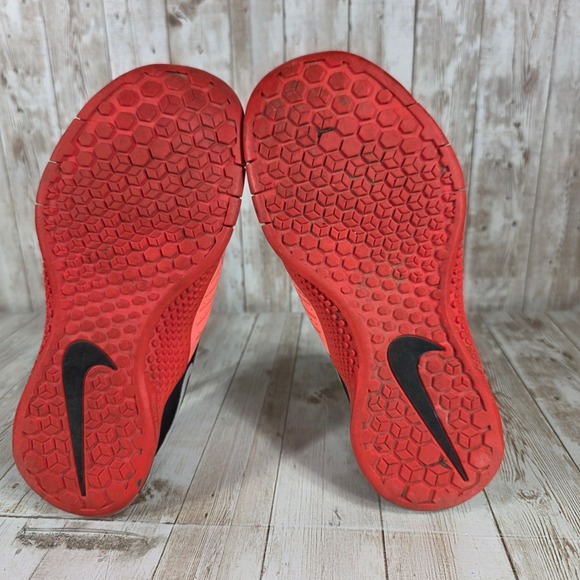 Nike Metcon 2 Training Shoes Womens Size 5.5‎ Coral Orange Black Sneakers - Picture 7 of 8